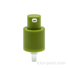 Pompa per trattamento con lozione in plastica in plastica d&#39;oro d&#39;argento pompa crema